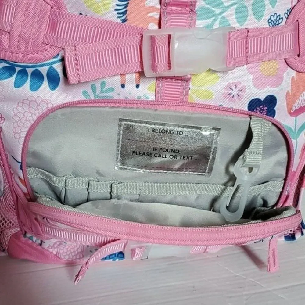 Pottery Barn Kids Backpack Mackenzie Pink Sasha's Garden Pink Girls Youth Floral